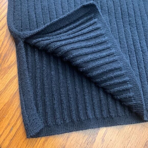 Denver Hayes Black Knit Turtleneck Sweater Size Medium - Picture 6 of 8